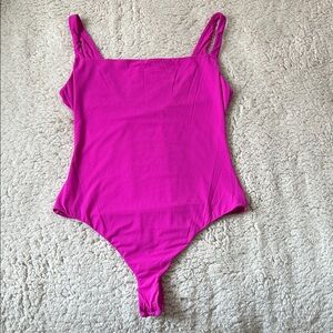 SKIMS Pink Bodysuit